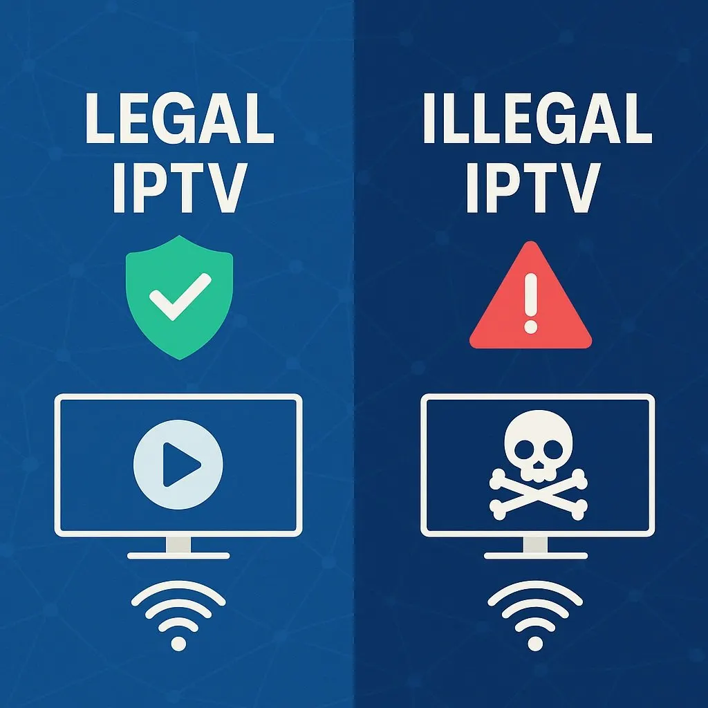 legal vs illegal iptv