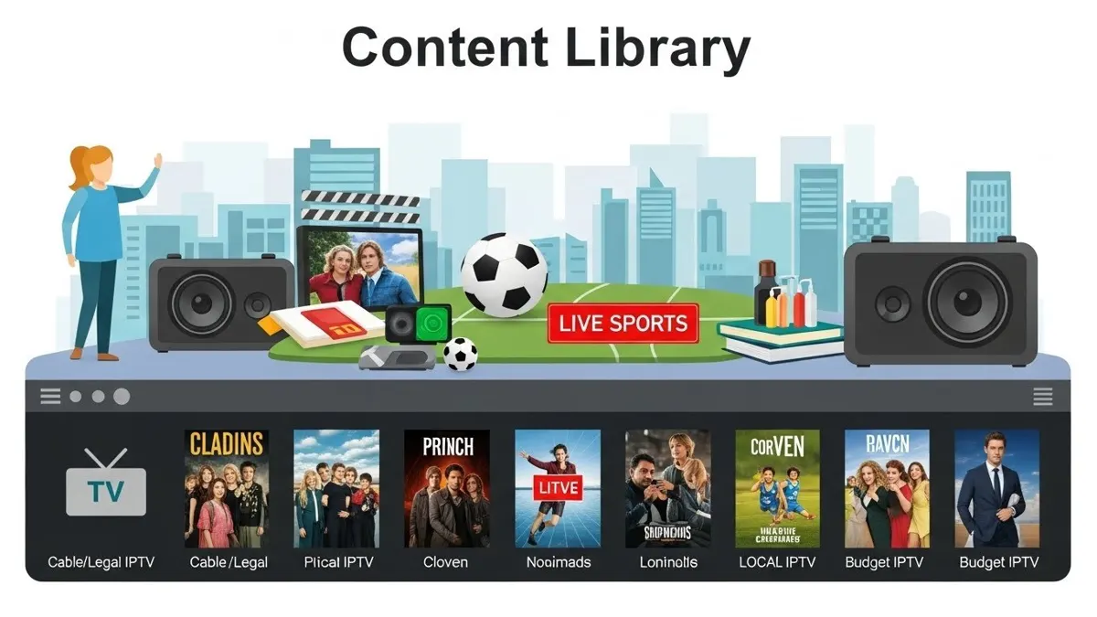 Comparison Table: Cable vs. Legal IPTV vs. Budget IPTV