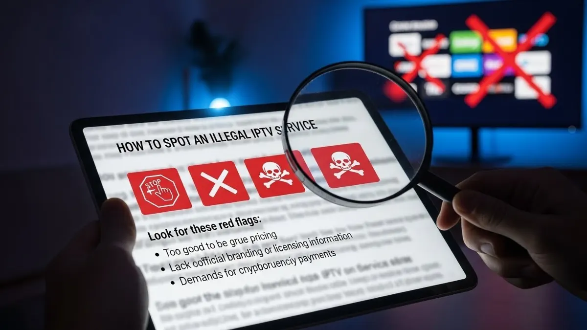 How to Spot an Illegal IPTV Service