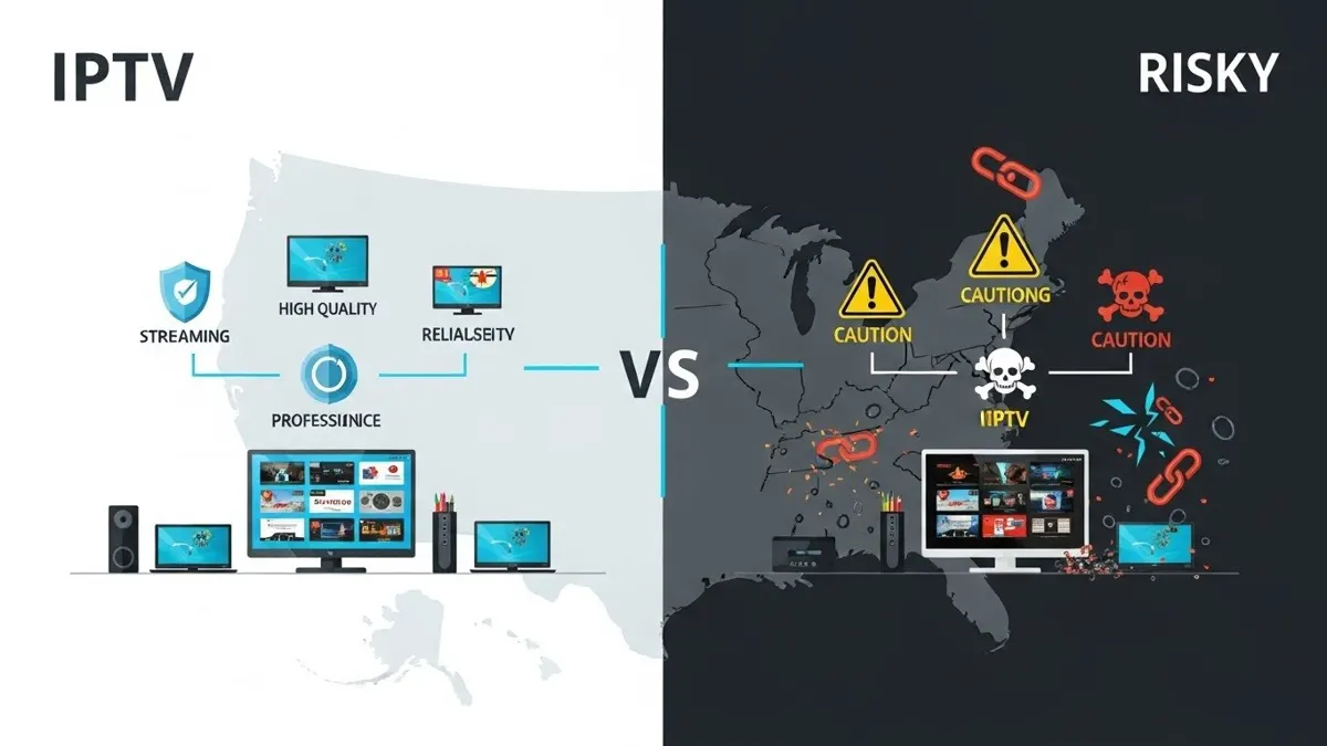Legal IPTV services in the USA and copyright compliance