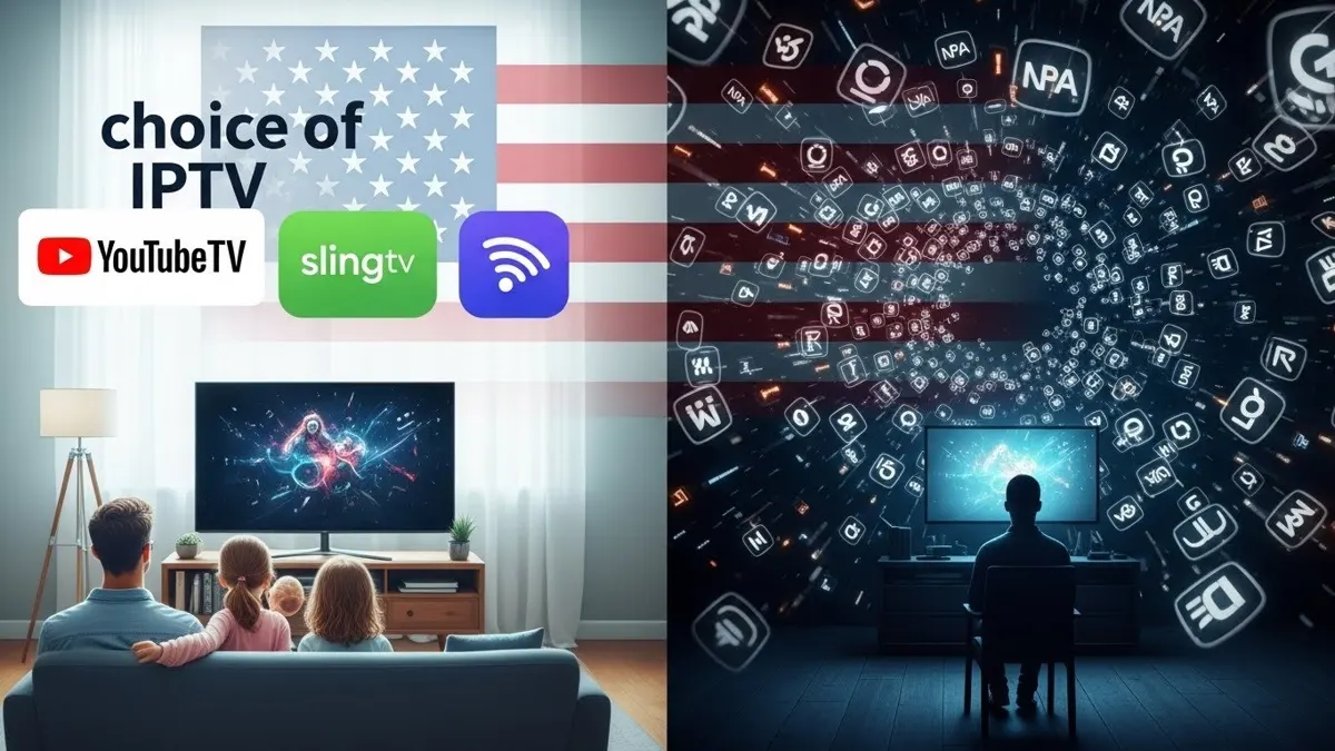 An Ethernet cable connecting to a Smart TV to ensure stable IPTV for Smart TV USA streaming without buffering.