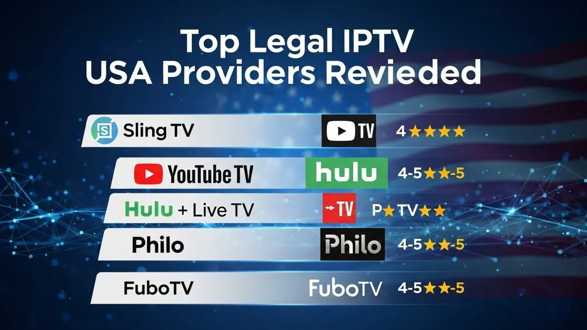 Top Legal IPTV USA Providers Reviewed